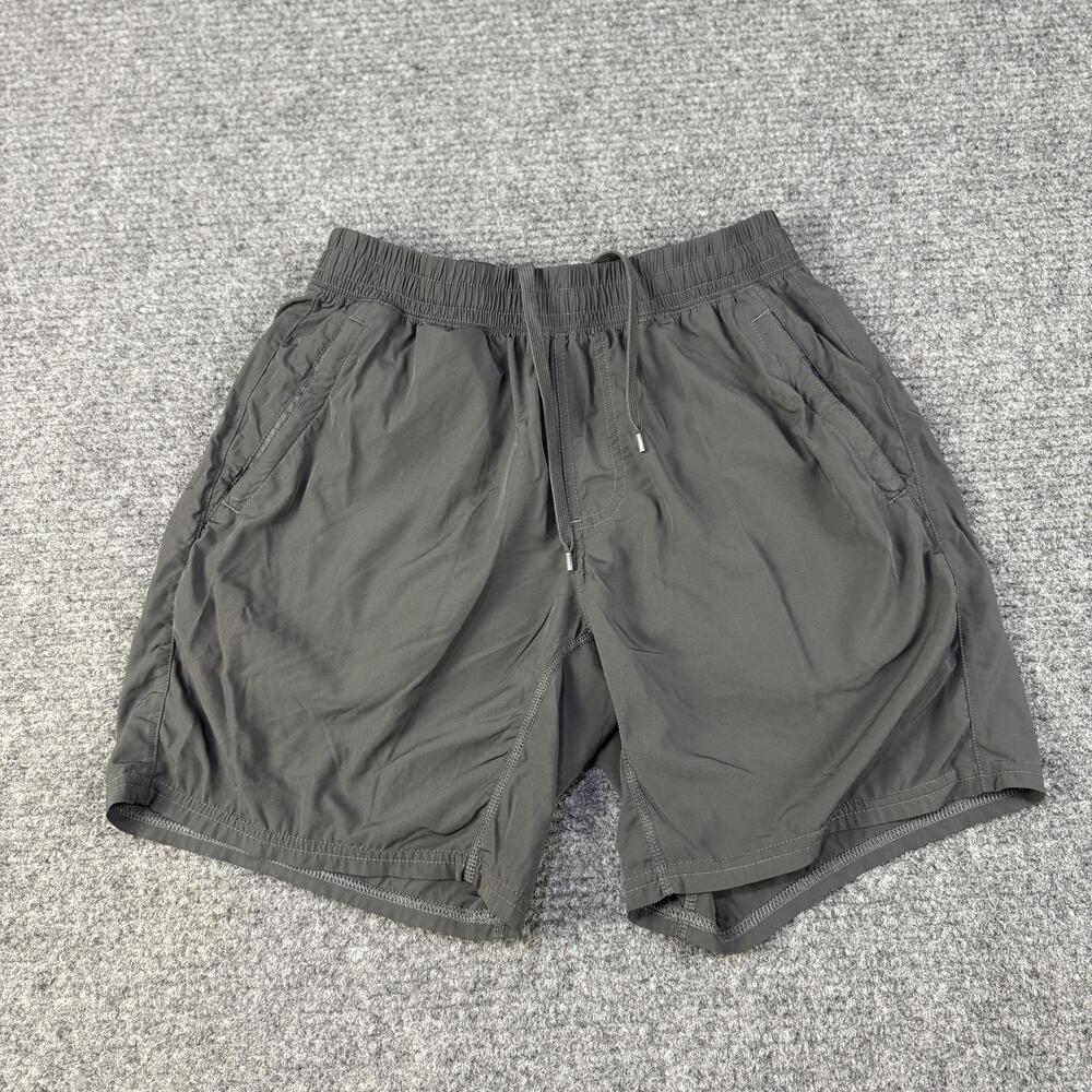 Barbell Apparel Shorts Mens Small Black Athletic Training Drawstring Zip Pocket